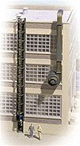 Walthers 933-3515 HO Safety Cage Ladders & Wall Vents (Pack of 5)