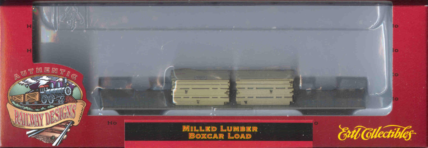 Ertl 4277 HO Scale Milled Lumber Boxcar Load