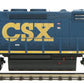 MTH 20-20150-1 CSX SD-40-2 Diesel Engine #8258 w/PS2