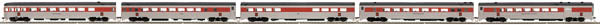 MTH 81-60002 HO New Haven Ribbed Passenger Car Set (Set of 5)