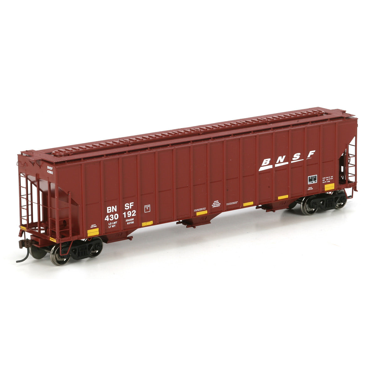 Athearn 73867 BNSF HO RTR FMC 4700 Covered Hopper #430192