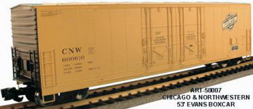 Aristo-Craft 50007 Chicago & Northwestern 53' Evans Boxcar