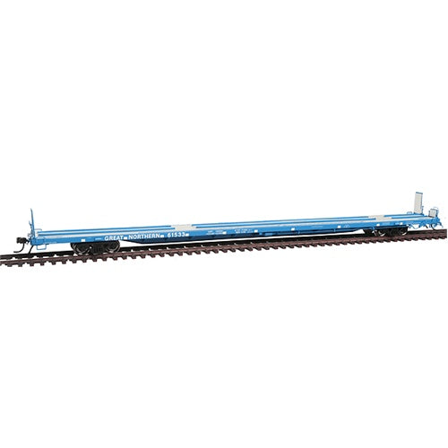 Atlas 20000868 HO Scale Great Northern 89'4" Flat w/Hitches #61533