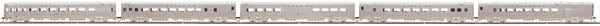 MTH 81-60003 HO Santa Fe Ribbed Passenger Car Set (Set of 5)