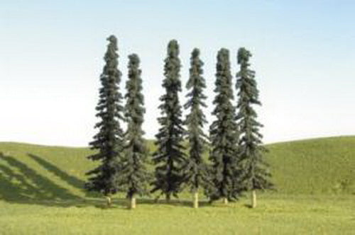 Bachmann 32155 Scene Scapes 3"-4" Conifer Trees (Set of 36)