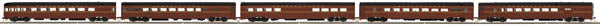 MTH 81-60001 HO Pennsylvania Tuscan Smooth Passenger Car Set (Set of 5)