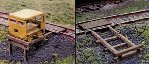 Blair Line 124 HO Laser-Cut Handcar Set-off (Pack of 3)