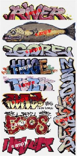 Blair Line 1256 N Graffiti Decals Mega Set #7 (Set of 9)