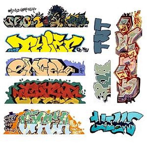 Blair Line 2249 HO Graffiti Decals Mega Set #6