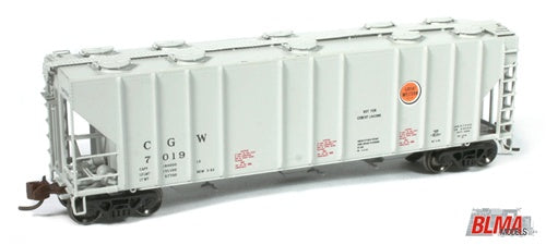BLMA Models 11026 N PS-4000 Covered Hopper, CGW #7014