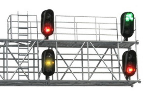 BLMA Models 4039 HO Lighted & Assembled Modern Hooded Signal Heads (Pack of 2)
