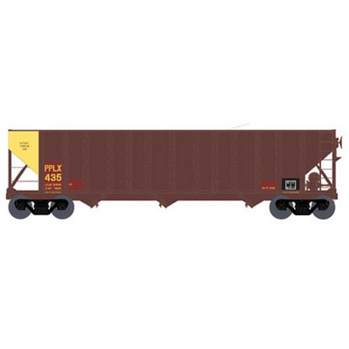 Bowser 40582 HO 100-Ton Triple Hopper, PPLX/Yellow End #457