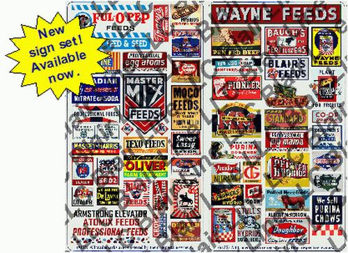 Blair Line 035 N Vintage Feed & Seed Signs