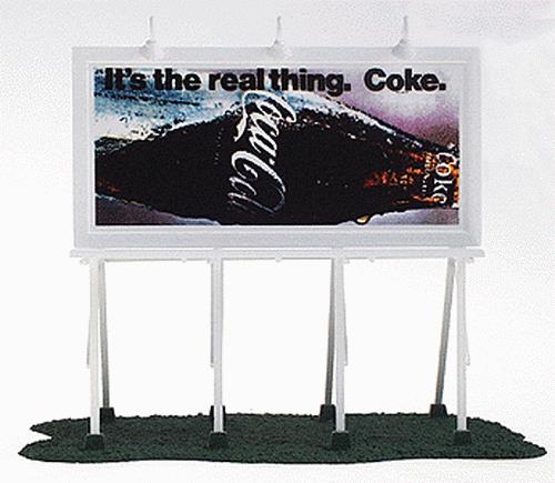 Coca-Cola 8256 HO It’s the Real Thing Billboard