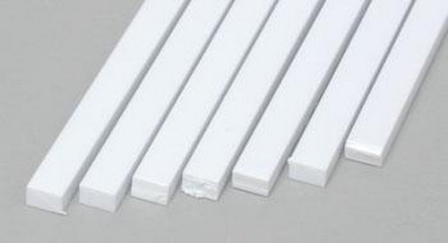 Evergreen Scale Models 177 .100" x .156" x 14" Polystyrene Strips (Pack of 7)