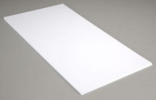 Evergreen Scale Models 19040 .040" x 12" x 24" Polystyrene White Sheet