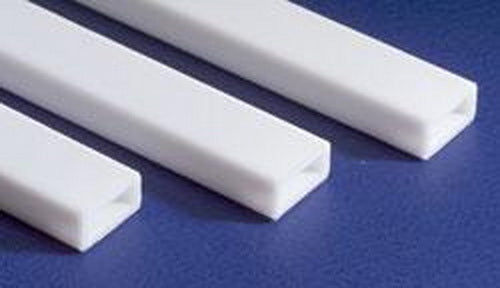 Evergreen Scale Models 257 .125" x .250" x 14" Rectangular Tubing (Pack of 3)