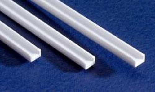 Evergreen Scale Models 261 .060" x 14" Polystyrene Channels (Pack of 4)