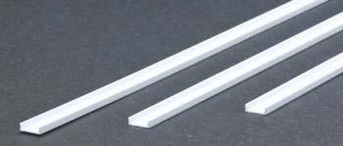 Evergreen Scale Models 268 .312" x 14" Polystyrene Channels (Pack of 3)
