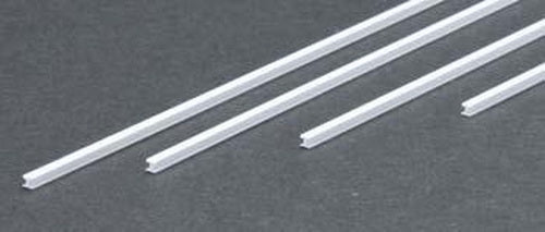 Evergreen Scale Models 282 .080" x 14" Polystyrene H-Columns (Pack of 4)