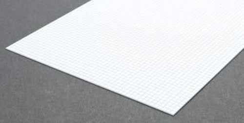 Evergreen Scale Models 4503 1/8" x 1/8" x 6" x 12" Polystyrene Square Tile