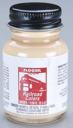 Floquil F110023 Flesh Railroad Colors Enamel Paint - 1 oz. Bottle