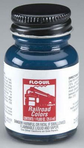 Floquil F110177 ATSF Blue Railroad Colors Enamel Paint - 1 oz. Bottle