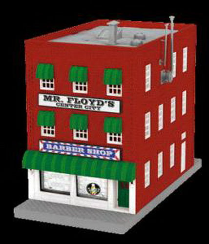 MTH 30-90410 Mr. Floyd's Barber Shop 3-Story City Building w/Fire