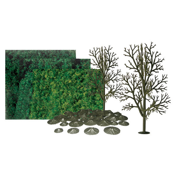 JTT Scenery Products 92066 O 8" Super Scenic Sycamore Tree (Pack of 4)