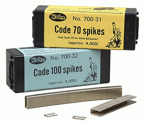Kadee 372 HO Code 70/83 Track Spikes (4000)