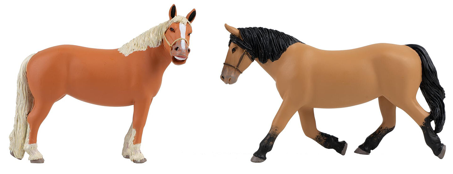 Pola 331552 G Cold-Blooded Horse Figure (Set of 2)