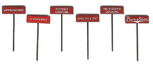 LaBelle 7603 Burma Shave Sign Set #3