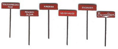LaBelle 7604 Burma Shave Sign Set #4