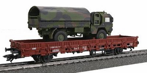 Marklin 46955 HO Deutsche Bundesbahn Kbs 443 Stake Car and 5t GL Trk