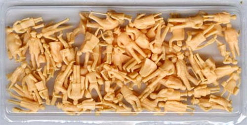 Model Power 1370 N Unpainted Figures (Set of 72)