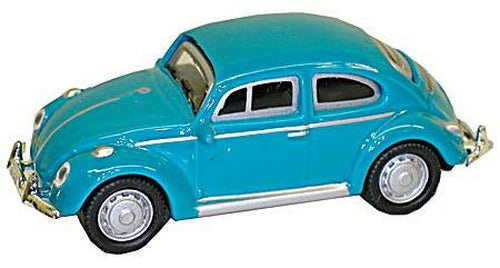 Model Power 19171 HO Scale Minis Mint Green Volkswagen Beetle