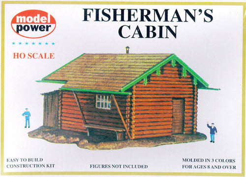 Model Power 439 HO Scale Fisherman's Cabin Building Kit