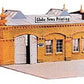 Model Power 477 HO Scale Globe News Building Kit