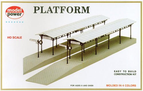 Model Power 478 HO Scale Station Platform Kit (Pack of 2)