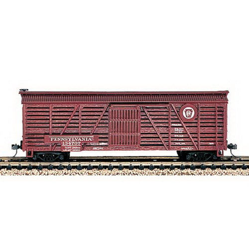 Mantua 735420 HO PRR 41' Cattle Car RTR