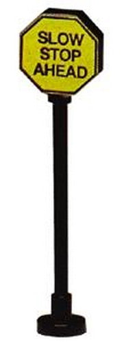 Model Power 978 G Scale Lited Stop Signs (Pack of 2)