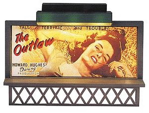 Model Power 994 G LGB Lighted Movie Poster Billboard