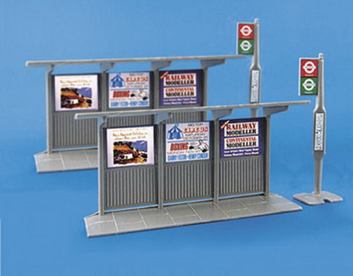 Modelscene 5007 HO BUS STOP & SHELTER