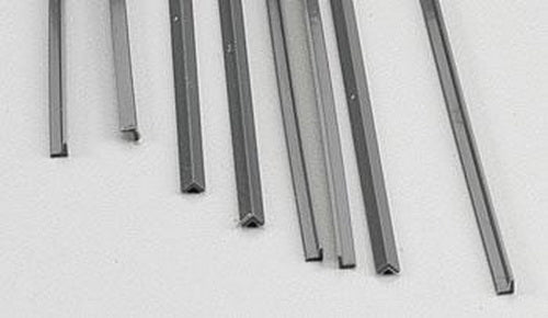 Plastruct 90003 3/32" x 15" x 3/32" ABS Plastic Angle (Pack of 8)