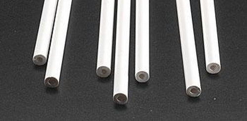 Plastruct 90106 1/4" x 15" ABS Plastic Round Tube (Pack of 7)