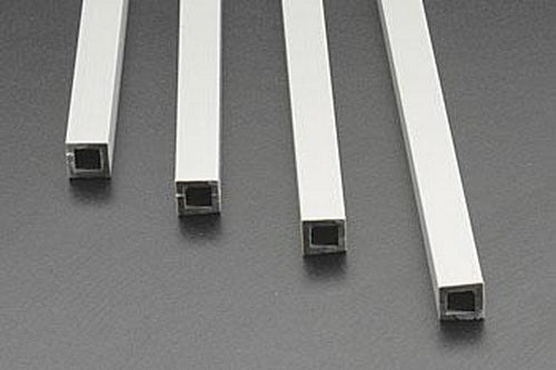 Plastruct 90204 5/16” x 3/16” x 15" ABS Plastic Square Tubing (Pack of 4)