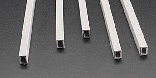 Plastruct 90223 1/4" x 3/8" x 15" ABS Rectangular Tubing (Pack of 5)
