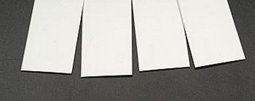 Plastruct 90361 1-1/4" x 0.020" x 24" Traditional ABS Strip (Pack of 5)