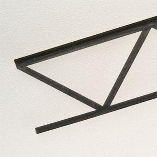 Plastruct 90417 1-23/64" x 11" x 3/4" Warren Open Web Truss