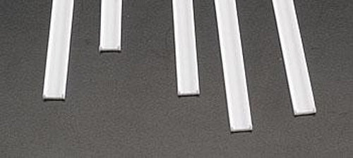 Plastruct 90536 5/64" x 24" x 1/4" Styrene Channel (Pack of 5)